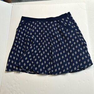 Blue and white skirt